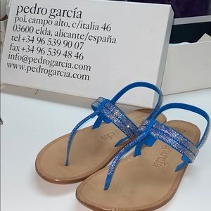 Pedro Garcia Swarovski Sandal